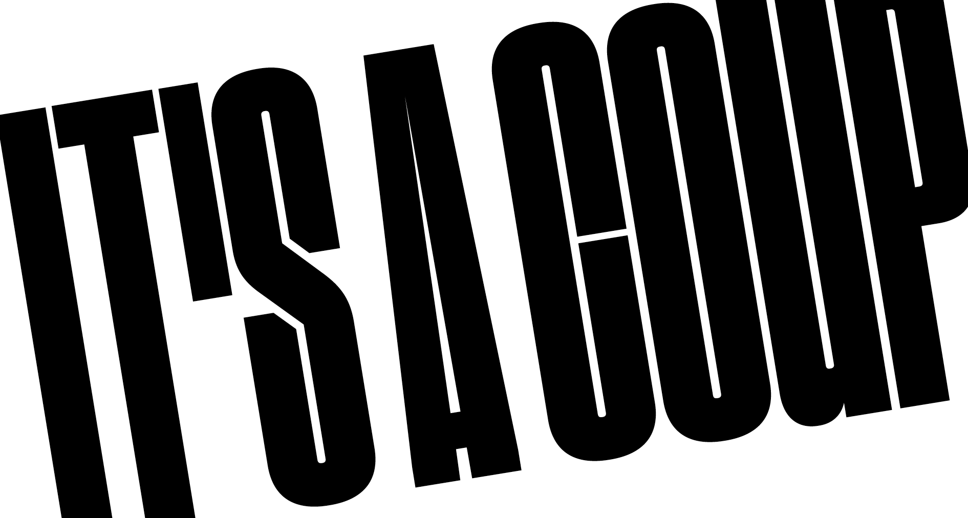 'It's a coup' presented as a banner headline
